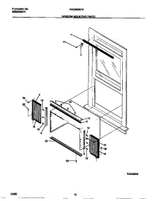 06 - Window Mounting Parts parts for Frigidaire Air Conditioner FAC083W7A1 from AppliancePartsPros.com