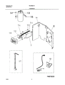 05 - Controls parts for Frigidaire Air Conditioner FAC089L7A1 from AppliancePartsPros.com