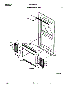 06 - Window Mounting Parts parts for Frigidaire Air Conditioner FAC083W7A1A from AppliancePartsPros.com