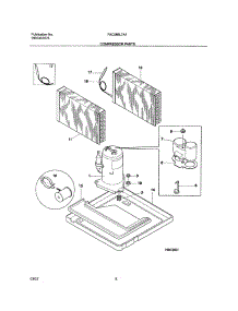 09 - Compressor Parts parts for Frigidaire Air Conditioner FAC089L7A1 from AppliancePartsPros.com