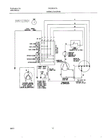 12 - Wiring Diagram parts for Frigidaire Air Conditioner FAC083K7A1 from AppliancePartsPros.com