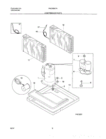 09 - System / Compressor parts for Frigidaire Air Conditioner FAC085K7A1 from AppliancePartsPros.com