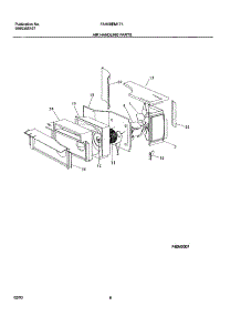 07 - Air Handling Parts parts for Frigidaire Air Conditioner FAH08EM1T1 from AppliancePartsPros.com