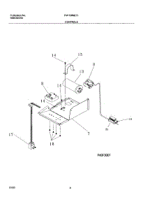 05 - Controls parts for Frigidaire Air Conditioner FAH106M2T1 from AppliancePartsPros.com