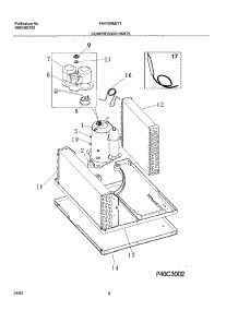 09 - Compressor Parts parts for Frigidaire Air Conditioner FAH106M2T1 from AppliancePartsPros.com