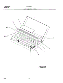 11 - Window Mounting Parts parts for Frigidaire Air Conditioner FAH106M2T1 from AppliancePartsPros.com