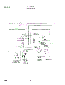 12 - Wiring Diagram parts for Frigidaire Air Conditioner FAH126M2T2 from AppliancePartsPros.com