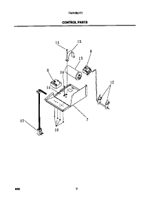 03 - Control Parts parts for Frigidaire Air Conditioner FAH106J1T1 from AppliancePartsPros.com