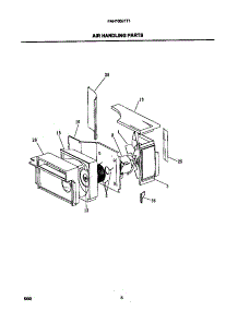 04 - Air Handling Parts parts for Frigidaire Air Conditioner FAH106J1T1 from AppliancePartsPros.com