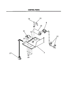 03 - Control Parts parts for Frigidaire Air Conditioner FAH126J2T1 from AppliancePartsPros.com