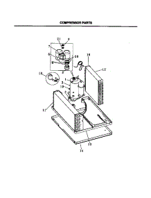 05 - Compressor Parts parts for Frigidaire Air Conditioner FAH126J2T1 from AppliancePartsPros.com