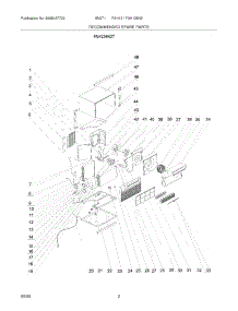 03 - Recommended Spare Parts parts for Frigidaire Air Conditioner FAH125N2T from AppliancePartsPros.com
