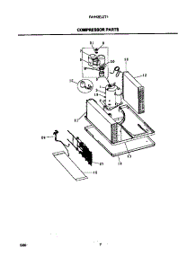 05 - Compressor Parts parts for Frigidaire Air Conditioner FAH12EJ2T1 from AppliancePartsPros.com