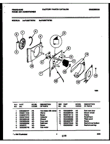 03 - Air Handling Parts parts for Frigidaire Air Conditioner FAB077S7B2 from AppliancePartsPros.com