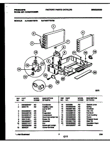 04 - System Parts parts for Frigidaire Air Conditioner FAB077S7B2 from AppliancePartsPros.com