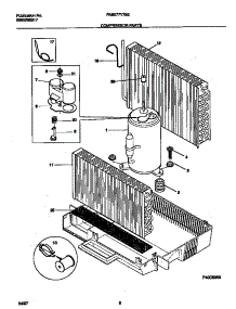 05 - Compressor Parts parts for Frigidaire Air Conditioner FAB077Y7B2 from AppliancePartsPros.com