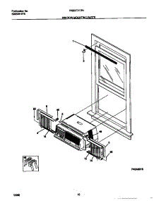 06 - Window Mounting Parts parts for Frigidaire Air Conditioner FAB077Y7B1 from AppliancePartsPros.com