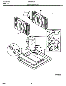 05 - Compressor Parts parts for Frigidaire Air Conditioner FAC052G7A2 from AppliancePartsPros.com