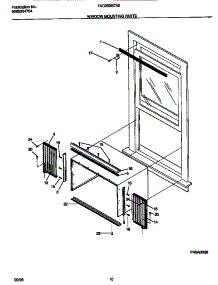 06 - Window Mounting Parts parts for Frigidaire Air Conditioner FAC052G7A2 from AppliancePartsPros.com