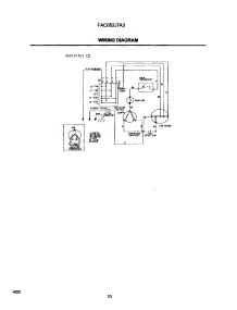 10 - Wiring Diagram parts for Frigidaire Air Conditioner FAC052J7A3 from AppliancePartsPros.com