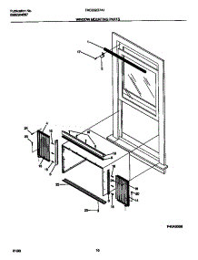 06 - Window  Mounting  Parts parts for Frigidaire Air Conditioner FAC052G7A1 from AppliancePartsPros.com