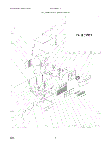 03 - Recommended Spare Parts parts for Frigidaire Air Conditioner FAH105N1T2 from AppliancePartsPros.com