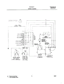 12 - Wiring Diagram parts for Frigidaire Air Conditioner FAH106J1T2 from AppliancePartsPros.com