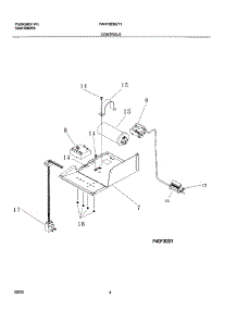 05 - Controls parts for Frigidaire Air Conditioner FAH10EM2T1 from AppliancePartsPros.com