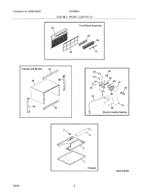 03 - Cabinet / Front / Controls parts for Frigidaire Air Conditioner FAH08EN1T3 from AppliancePartsPros.com