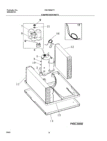 09 - Compressor Parts parts for Frigidaire Air Conditioner FAH106M1T1 from AppliancePartsPros.com