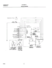 12 - Wiring Diagram parts for Frigidaire Air Conditioner FAH106M1T1 from AppliancePartsPros.com