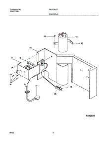 05 - Controls parts for Frigidaire Air Conditioner FAH126J2T3 from AppliancePartsPros.com