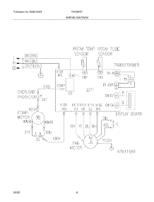 06 - Wiring Diagram parts for Frigidaire Air Conditioner FAK085R7V13 from AppliancePartsPros.com