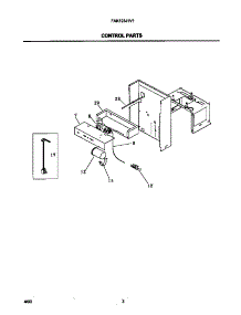 03 - Control Parts parts for Frigidaire Air Conditioner FAK123J1V1 from AppliancePartsPros.com