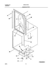 11 - Mounting Parts parts for Frigidaire Air Conditioner FAK123J1V4 from AppliancePartsPros.com