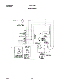 12 - Wiring Diagram parts for Frigidaire Air Conditioner FAK123J1V4 from AppliancePartsPros.com