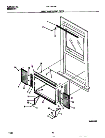 06 - Window Mounting Parts parts for Frigidaire Air Conditioner FAL103Y1A4 from AppliancePartsPros.com