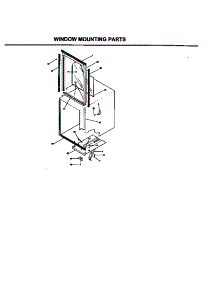 06 - Window Mounting Parts parts for Frigidaire Air Conditioner FAK083J7V1 from AppliancePartsPros.com