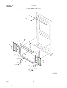 11 - Mounting parts for Frigidaire Air Conditioner FAL105K1A1 from AppliancePartsPros.com