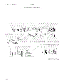 03 - Recommended Spare Parts parts for Frigidaire Air Conditioner FAM156R1A12 from AppliancePartsPros.com