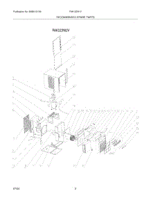 03 - Recommended Spare Parts parts for Frigidaire Air Conditioner FAK123N1V from AppliancePartsPros.com