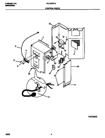 03 - Control Parts parts for Frigidaire Air Conditioner FAL103W1A2 from AppliancePartsPros.com