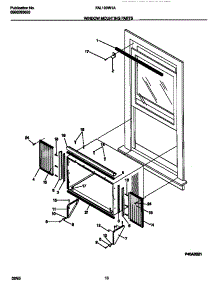06 - Window Mounting Parts parts for Frigidaire Air Conditioner FAL103W1A2 from AppliancePartsPros.com