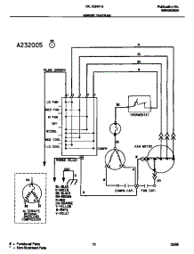 08 - Wiring Diagram parts for Frigidaire Air Conditioner FAL103W1A2 from AppliancePartsPros.com
