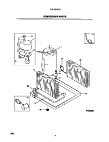 05 - Compressor Parts parts for Frigidaire Air Conditioner FAL125J1A1 from AppliancePartsPros.com