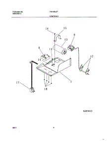 05 - Controls parts for Frigidaire Air Conditioner FAH106J2T2 from AppliancePartsPros.com