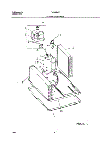 09 - Compressor Parts parts for Frigidaire Air Conditioner FAH106J2T2 from AppliancePartsPros.com