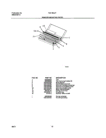 11 - Window Mounting Parts parts for Frigidaire Air Conditioner FAH106J2T2 from AppliancePartsPros.com
