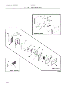 05 - Cooling & Air Flow Systems parts for Frigidaire Air Conditioner FAH08EN1T2 from AppliancePartsPros.com
