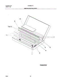 11 - Window Mounting Parts parts for Frigidaire Air Conditioner FAH096J2T3 from AppliancePartsPros.com
